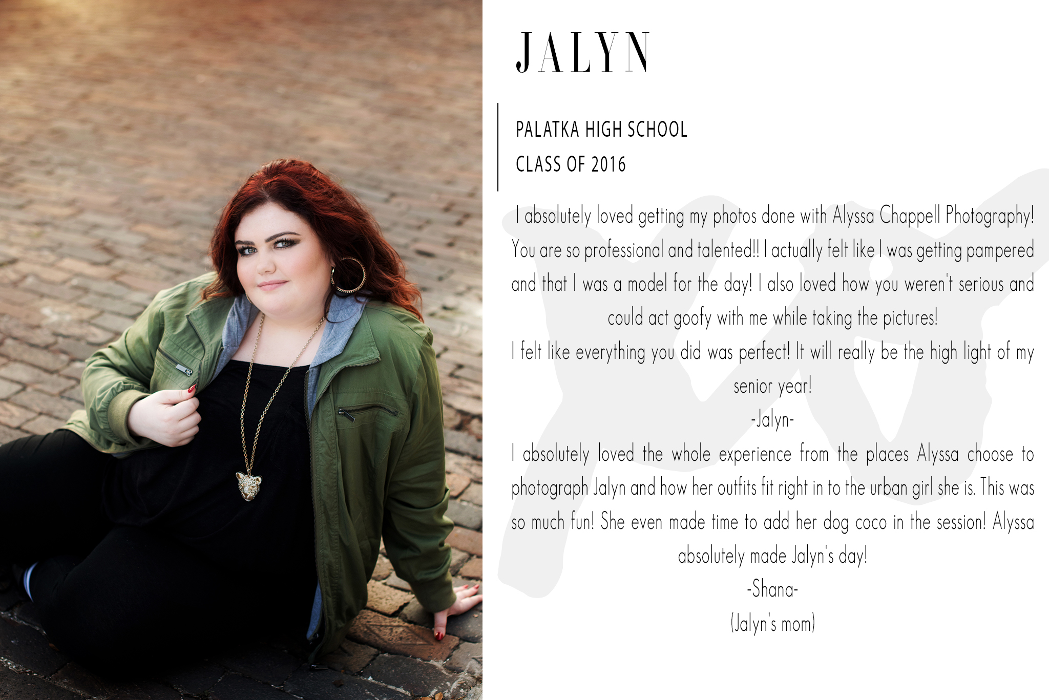Florida high school senior photographer review